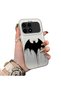 Xiaomi Poco F8 Pro 5g Compatible Acrylic Hard Back Panel with Silicone Edges Batman Patterned Phone Case