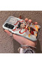 Samsung Galaxy A34 Compatible Acrylic Hard Back Panel with Silicone Edges Opaque Nezha Pattern Phone Case - 3