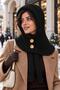Women's Knitwear Knitted Balaclava Beanie Neck Collar, Buttoned Drawstring Winter Balaclava, Gift for Women