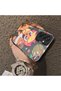 Samsung Galaxy M15 Compatible Acrylic Hard Back Panel Silicone Edged Applejack Patterned Phone Case - 4