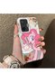 Xiaomi Poco F7 Compatible Acrylic Hard Back Panel with Silicone Edges Pinkie Pie Patterned Phone Case - 2