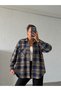 Women's Relaxed Plaid Melton Shirt - 3