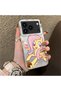 iPhone 17 Pro Compatible Acrylic Hard Back Panel with Silicone Edges Fluttershy Pattern Phone Case - 2