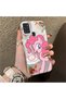 Pinkie Pie Patterned Phone Case with Silicone Edges and Acrylic Hard Back Panel Compatible with Samsung Galaxy A21S - 2