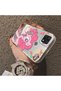 Oppo A15/A15S Compatible Acrylic Hard Back Panel Silicone Edged Pinkie Pie Patterned Phone Case - 4