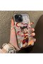 iPhone 15 Plus/14 Plus Compatible Acrylic Hard Back Panel with Silicone Edges Opaque Nezha Pattern Phone Case - 3