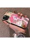 iPhone 15 Pro Max Compatible Acrylic Hard Back Panel with Silicone Edges Pinkie Pie Patterned Phone Case - 4