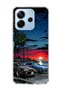 Redmi Note 14 4g Compatible Transparent Phone Case with Scarf and Cats Spring Print