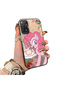 Xiaomi Redmi Note 12 Pro 4g Compatible Acrylic Hard Back Panel with Silicone Edges Pinkie Pie Patterned Phone Case