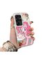 Pinkie Pie Patterned Phone Case with Silicone Edges and Acrylic Hard Back Panel Compatible with Samsung Galaxy S25 Ultra