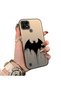 Realme C21 Compatible Acrylic Hard Back Panel with Silicone Edges and Batman Pattern Phone Case