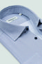Bb Club Oscar Poplin Stretch Cotton Blend Slim Fit Navy Blue Classic Collar Men's Patterned Shirt - 3
