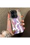 Realme C55 Compatible Acrylic Hard Back Panel with Silicone Edges Rarity Pattern Phone Case - 2
