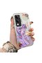 Vivo Y04 Compatible Acrylic Hard Back Panel with Silicone Edges Twilight Sparkle Patterned Phone Case