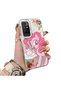 Pinkie Pie Patterned Phone Case with Silicone Edges and Acrylic Hard Back Panel Compatible with Xiaomi Redmi 10 4g