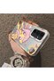 Samsung Galaxy A54 Compatible Acrylic Hard Back Panel Silicone Edged Fluttershy Pattern Phone Case - 4