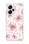 Redmi Note 13 Pro Plus 5g Compatible Pink Cherry Blossom Printed Transparent Phone Case
