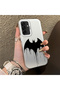 Samsung Galaxy A26 Compatible Acrylic Hard Back Panel Silicone Edged Phone Case with Batman Pattern - 2