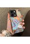 Oppo Reno14 Pro Compatible Acrylic Hard Back Panel with Silicone Edges Rainbow Dash Pattern Phone Case - 2