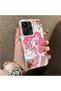Xiaomi Redmi Note 13 Pro Plus+ 5g Compatible Acrylic Hard Back Panel with Silicone Edges Pinkie Pie Patterned Phone Case - 3
