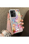 Vivo Y36 4G/5G Compatible Acrylic Hard Back Panel with Silicone Edges and Pony Pattern Phone Case - 2