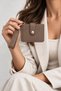 Women's Card Holder Wallet with Wrist Strap Mini Wallet with Snap Closure Card Compartment Transparent Id Compartment - 5