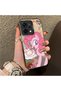 Oppo Reno 14/14F Compatible Acrylic Hard Back Panel with Silicone Edges Pinkie Pie Patterned Phone Case - 2