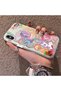 iPhone X/Xs Compatible Acrylic Hard Back Panel Silicone Edged Phone Case with Pony Pattern - 3