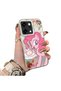 Oppo Reno14 Pro Compatible Acrylic Hard Back Panel Silicone Edged Pinkie Pie Patterned Phone Case