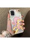 Fluttershy Pattern Phone Case for Samsung Galaxy A12/M12 Compatible Acrylic Hard Back Panel with Silicone Edges - 2
