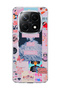 Redmi Note 14 Pro Plus 5g Compatible Women's Power Pink Collage Printed Transparent Phone Case