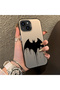 iPhone 14 Plus/15 Plus Compatible Acrylic Hard Back Panel with Silicone Edges Batman Patterned Phone Case - 2