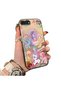 iPhone 7 Plus/8 Plus Compatible Acrylic Hard Back Panel Silicone Edged Phone Case with Pony Pattern