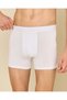 Men White Hipster Briefs 2 Piece Set - 2