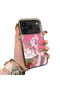 iPhone 17 Pro Compatible Acrylic Hard Back Panel with Silicone Edges Pinkie Pie Pattern Phone Case