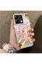 Fluttershy Pattern Phone Case for Xiaomi Redmi Note 13 Pro 5g Compatible Acrylic Hard Back Panel with Silicone Edges - 3
