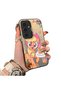 Samsung Galaxy S24 Plus Compatible Acrylic Hard Back Panel with Silicone Edges Applejack Patterned Phone Case