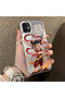 iPhone 12 Mini Compatible Acrylic Hard Back Panel with Silicone Edges Opaque Nezha Pattern Phone Case - 2
