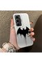 Infinix Hot 60I Compatible Acrylic Hard Back Panel with Silicone Edges and Batman Pattern Phone Case - 2