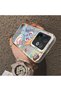 Vivo V60 Compatible Acrylic Hard Back Panel with Silicone Edges Rainbow Dash Pattern Phone Case - 4