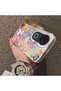 Vivo V50 Compatible Acrylic Hard Back Panel with Silicone Edges and Pony Pattern Phone Case - 4