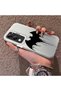 Vivo Y04 Compatible Acrylic Hard Back Panel with Silicone Edges Batman Patterned Phone Case - 3