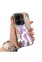 Realme C55 Compatible Acrylic Hard Back Panel with Silicone Edges Rarity Pattern Phone Case