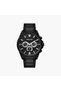 Men's Black Round 47 MM Analog Watch | PL.15369JBB/02M