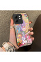 Infinix Hot 50I Compatible Acrylic Hard Back Panel with Silicone Edges and Pony Pattern Phone Case - 2