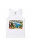Southern Escape – Mediterranean Coastal Vintage Graphic Tank Top