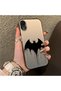 iPhone Xr Compatible Acrylic Hard Back Panel with Silicone Edges Batman Patterned Phone Case - 2
