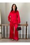 Women's Chinese Button Trend Satin Shirt Double Suit