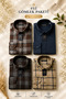 4-Pack Men's Shirt Set Slim Fit Long Sleeve Button down Collar Plaid Cotton Easy-Iron Mixed Shirts Pack - 5