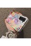 Samsung Galaxy S21 Fe Compatible Acrylic Hard Back Panel with Silicone Edges Pony Pattern Phone Case - 5